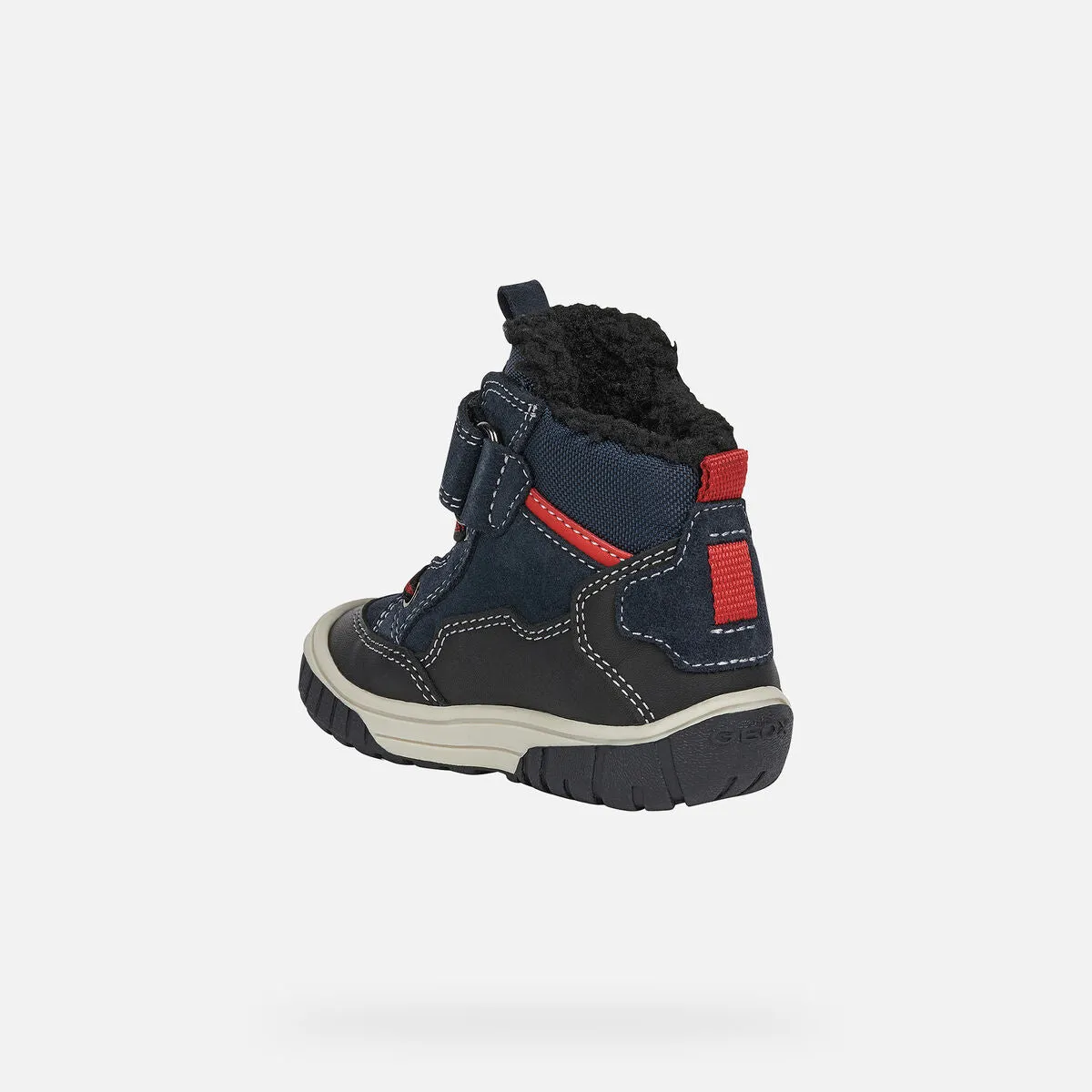 Geox B Omar Navy/Black Ankle Boots