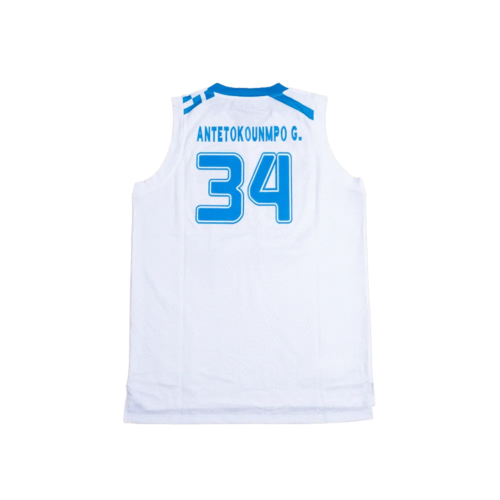 GIANNIS HELLAS TEAM GREECE AUTHENTIC BASKETBALL JERSEY