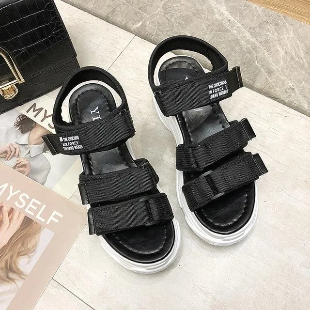Gladiator Platform Women's Sandals Fashion Women Chunky Beach Sandal