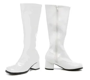 Go Go Boot Child Size 12 White  Costume Accessories
