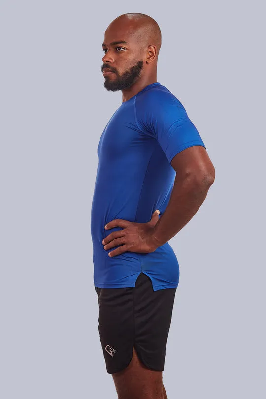 Gorilla Blue Basic Compression T-Shirt G-30