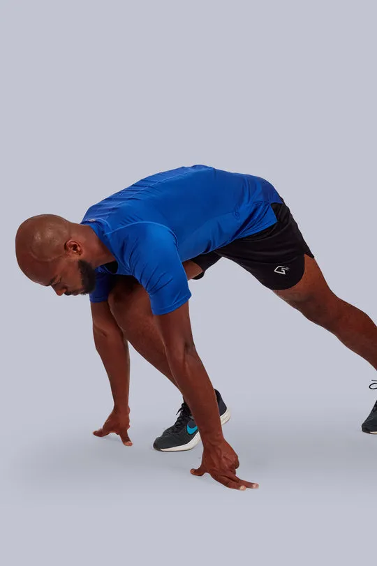 Gorilla Blue Basic Compression T-Shirt G-30