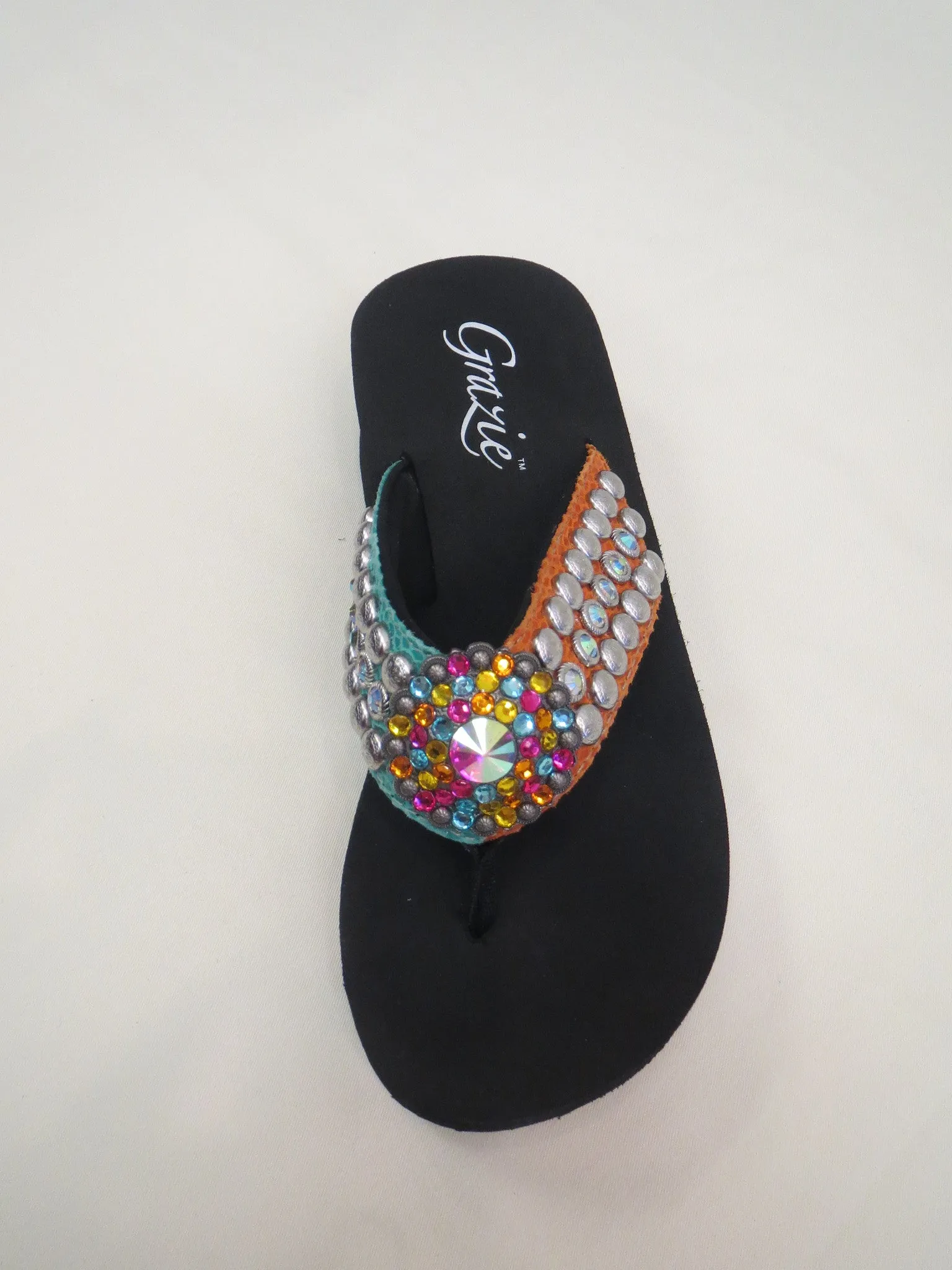 Grazie | Tribal Rainbow Sandals