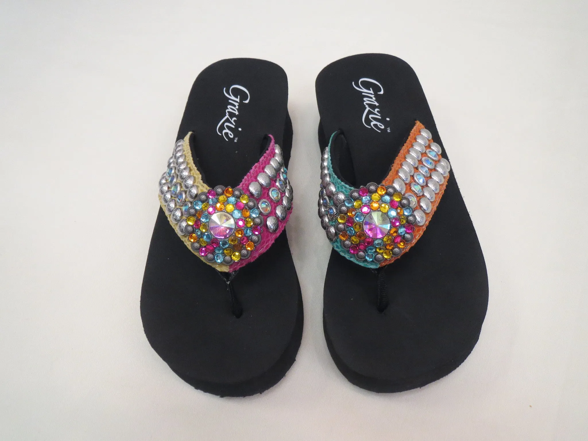 Grazie | Tribal Rainbow Sandals