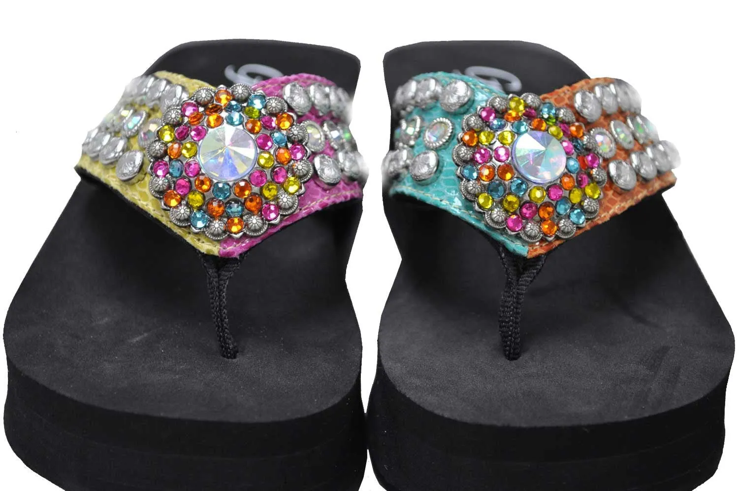 Grazie | Tribal Rainbow Sandals