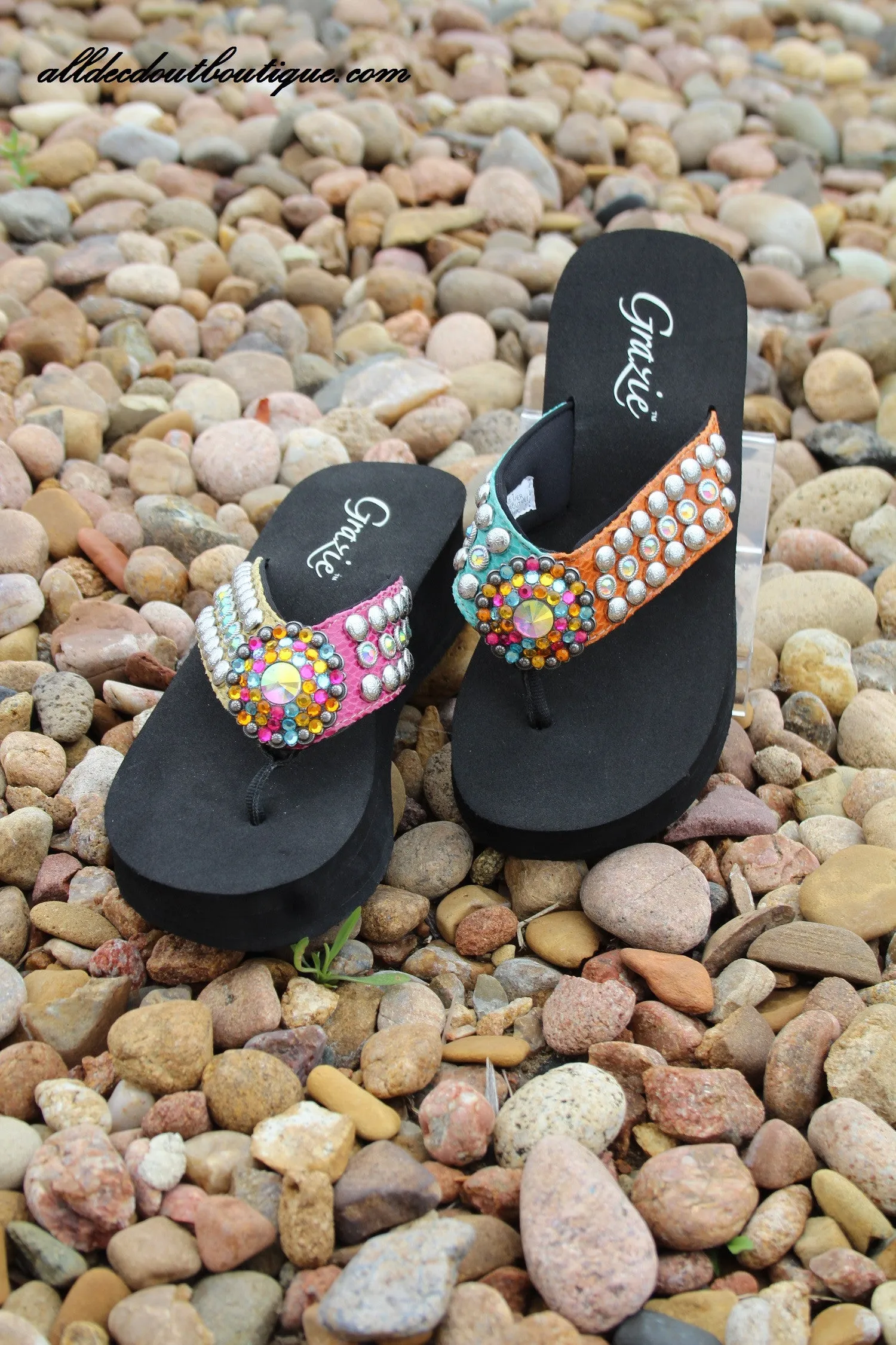 Grazie | Tribal Rainbow Sandals