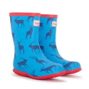 Hatley Packable Rain Boots - Blue Elk
