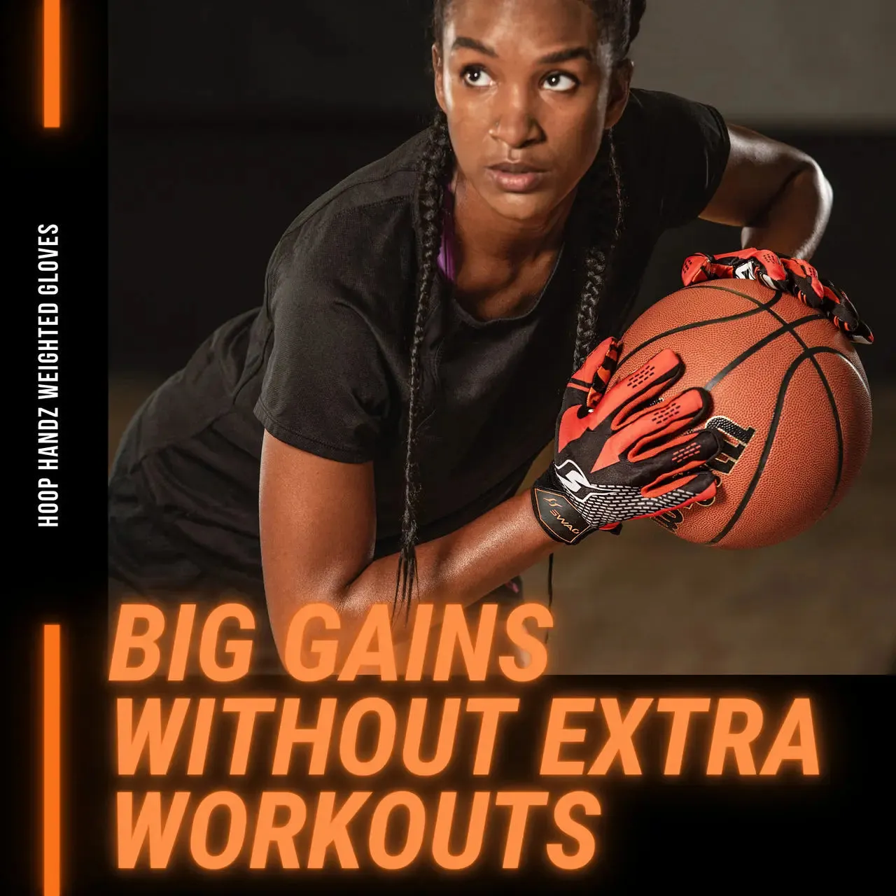 Hoop Handz Weighted Basketball Gloves | Heavy | Increase Hand Speed