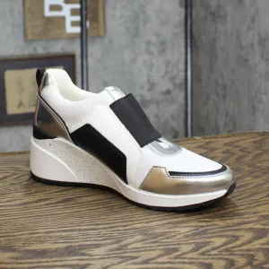 Inc Heily Wedge Sneakers Amputee Replacement Left Shoe Only White Multi 7.5M