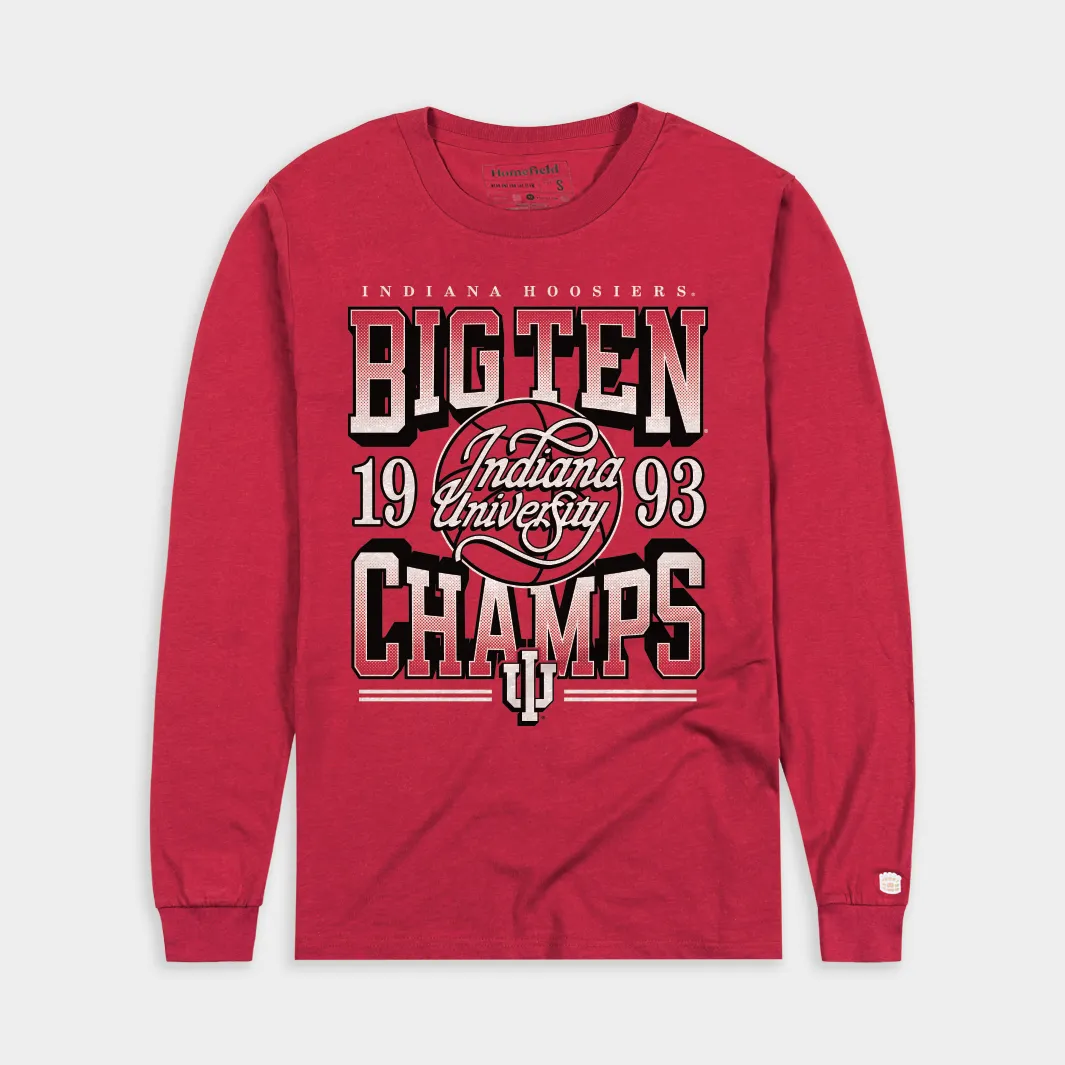 IU 1993 Men's Basketball Big Ten Champs Long Sleeve