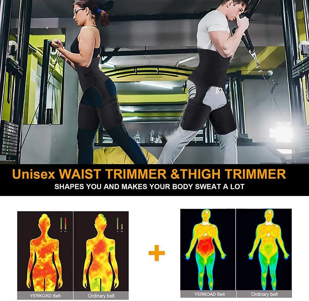 Junlan Unisex 3 in 1 Waist /Thigh/ Hip Fat Burning Trimmer