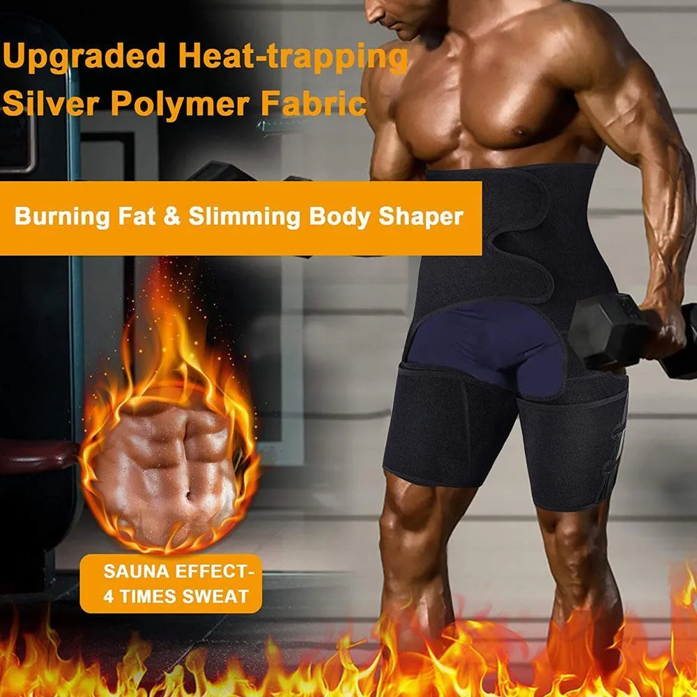 Junlan Unisex 3 in 1 Waist /Thigh/ Hip Fat Burning Trimmer
