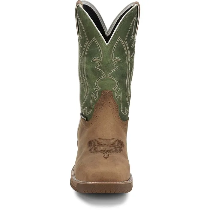 Justin Nitread Taupe Cowhide