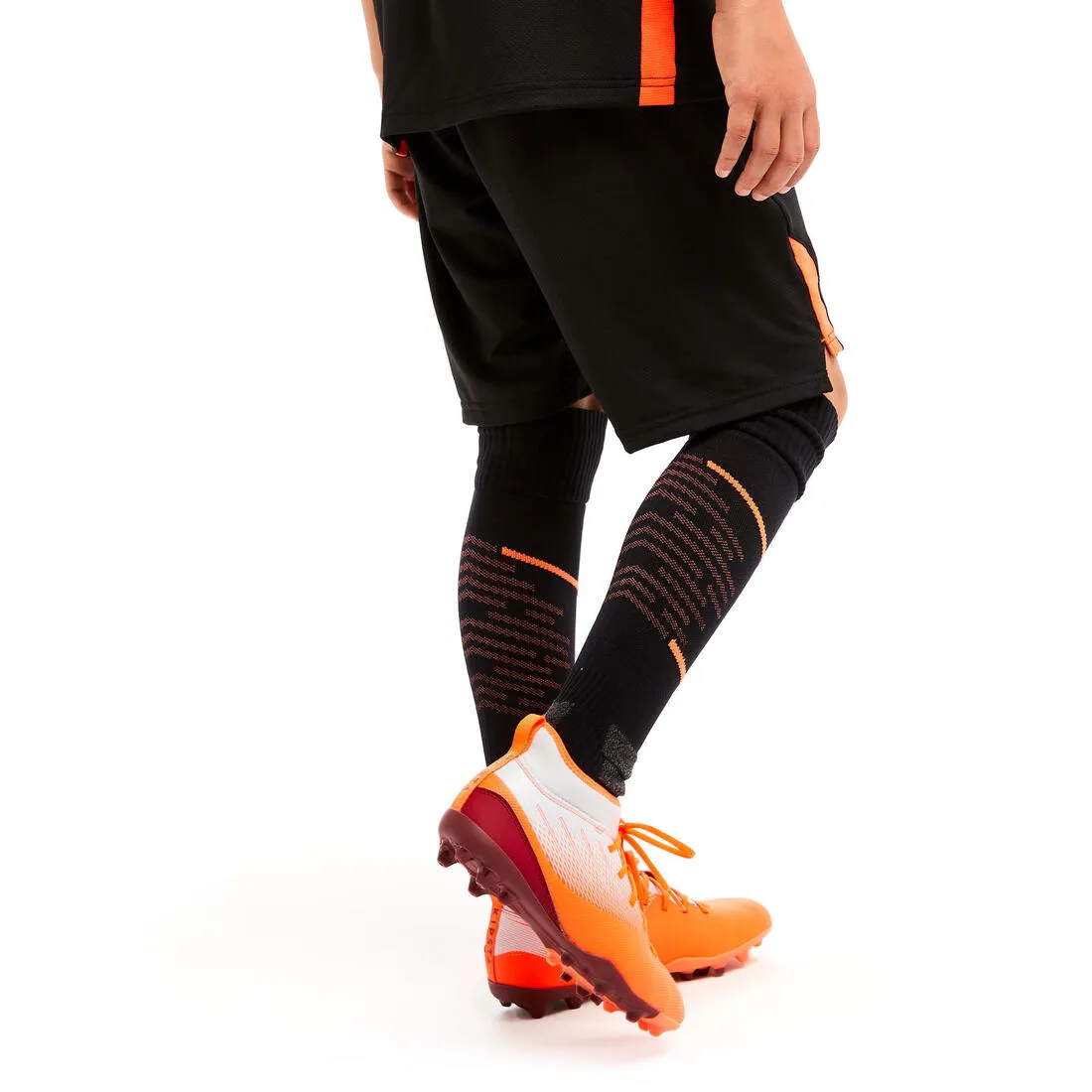 Kids' Football Shorts CLR - Blue/Neon