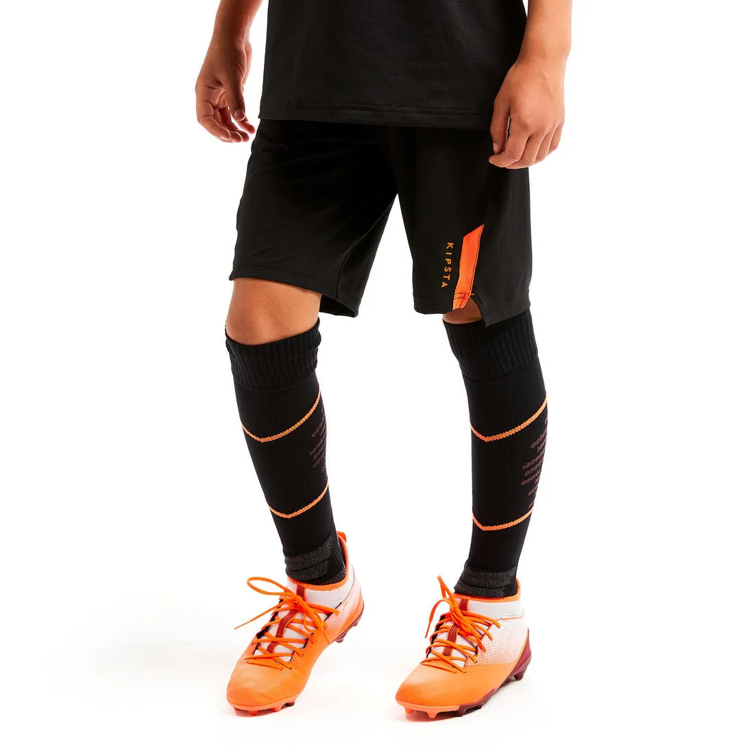 Kids' Football Shorts CLR - Blue/Neon