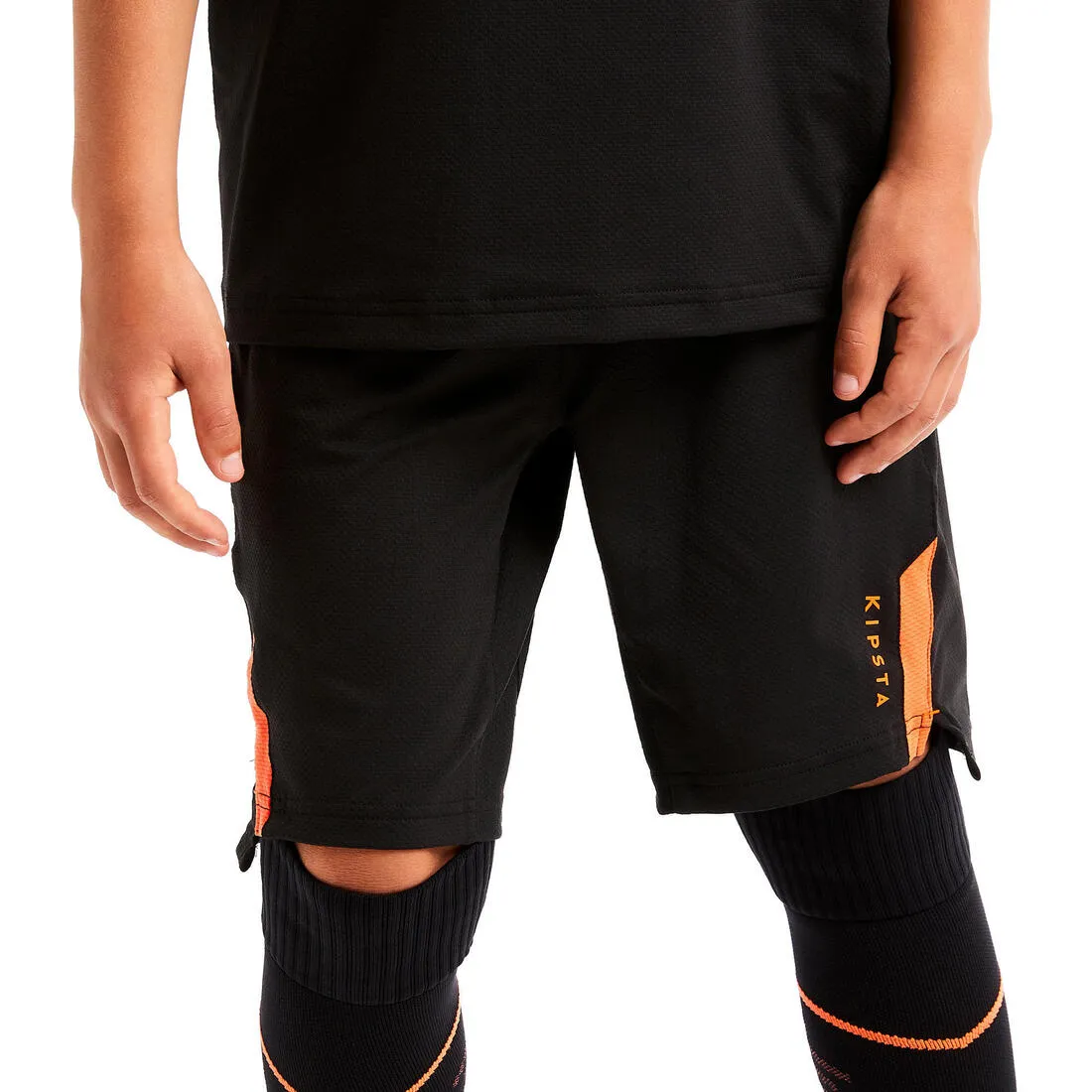 Kids' Football Shorts CLR - Blue/Neon