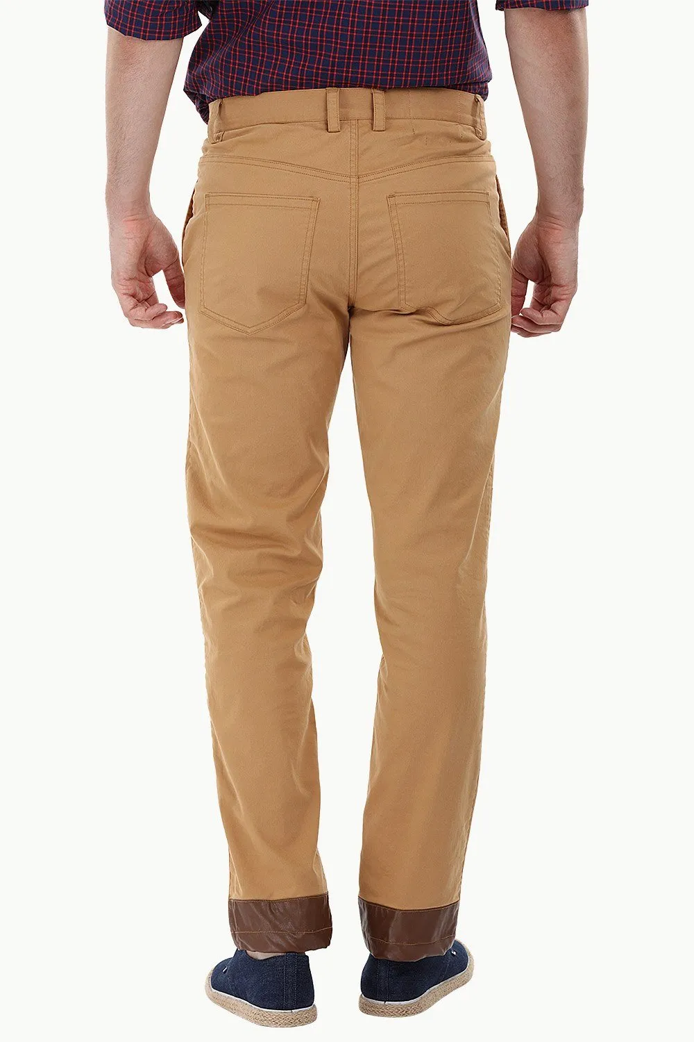 Knee-Patch Dapper Chinos
