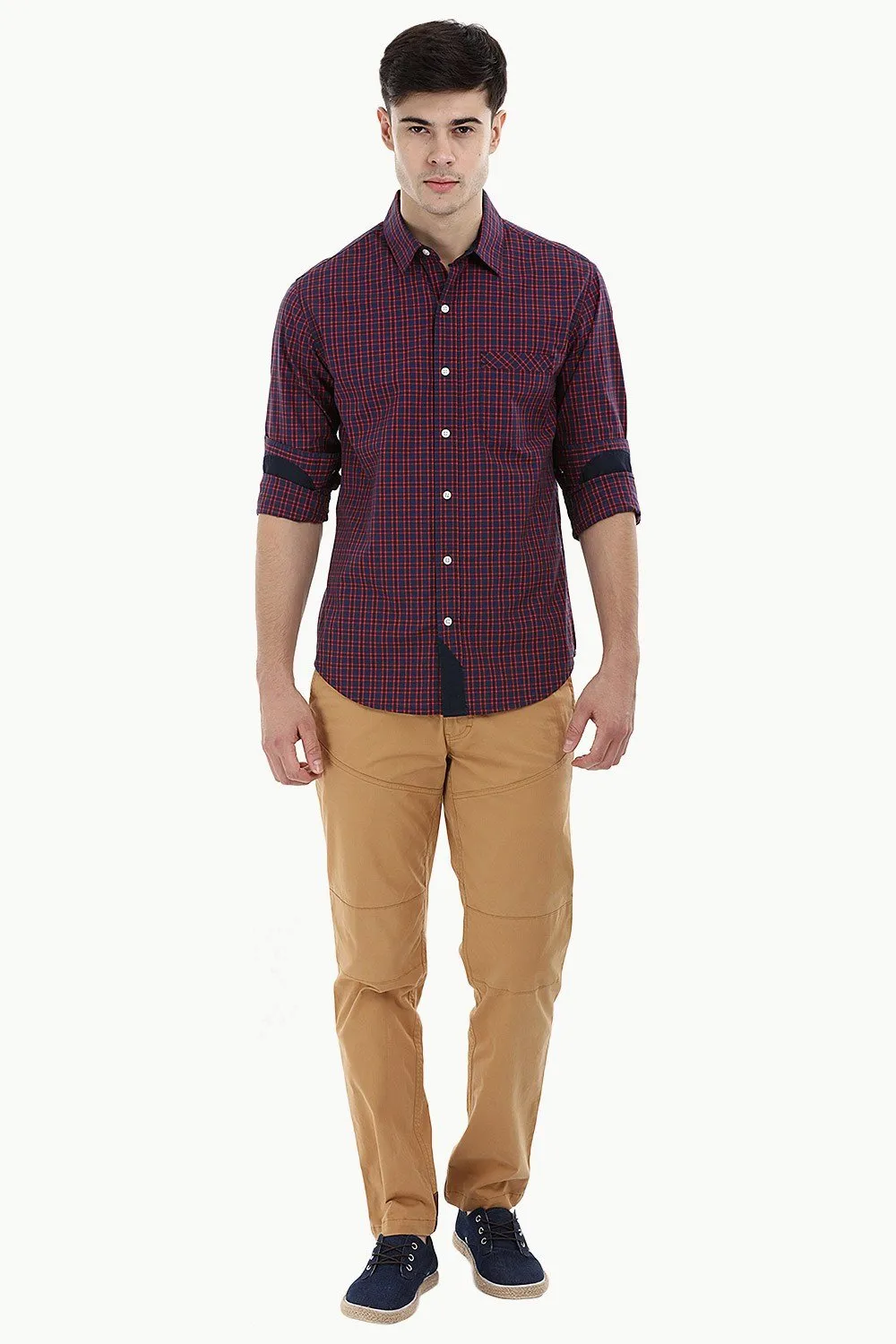 Knee-Patch Dapper Chinos
