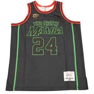 KOBE BRYANT THE GRINCH MAMBA BASKETBALL JERSEY (BLACK)