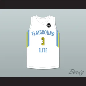 Kostas Antetokounmpo 3 Playground Elite AAU White Basketball Jersey 1