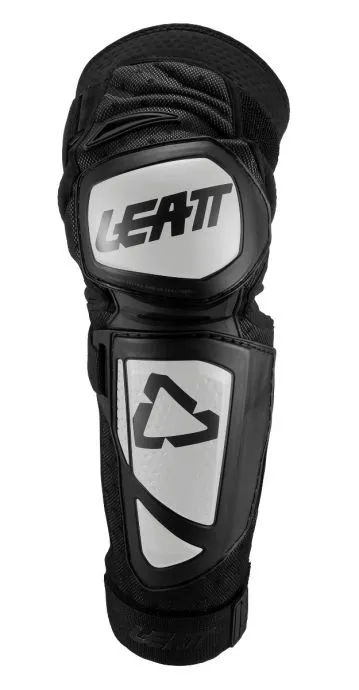LEATT KNEE GUARD EXT WHITE/BLACK JUNIOR