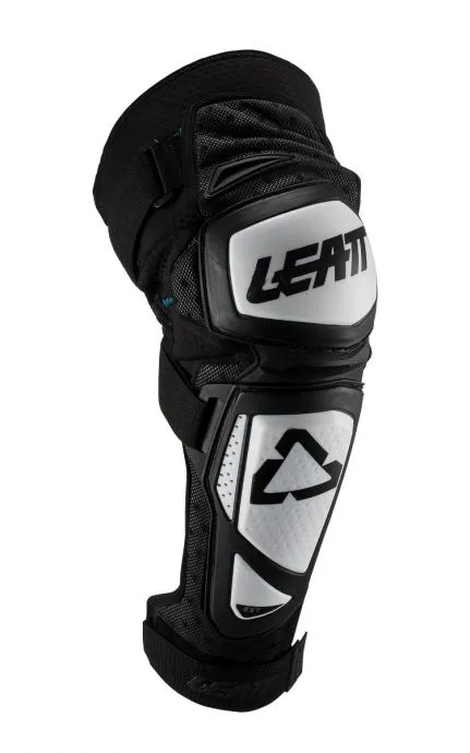 LEATT KNEE GUARD EXT WHITE/BLACK JUNIOR