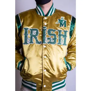 LEBRON JAMES IRISH HIGH SCHOOL BASKETBALL SATIN JACKET