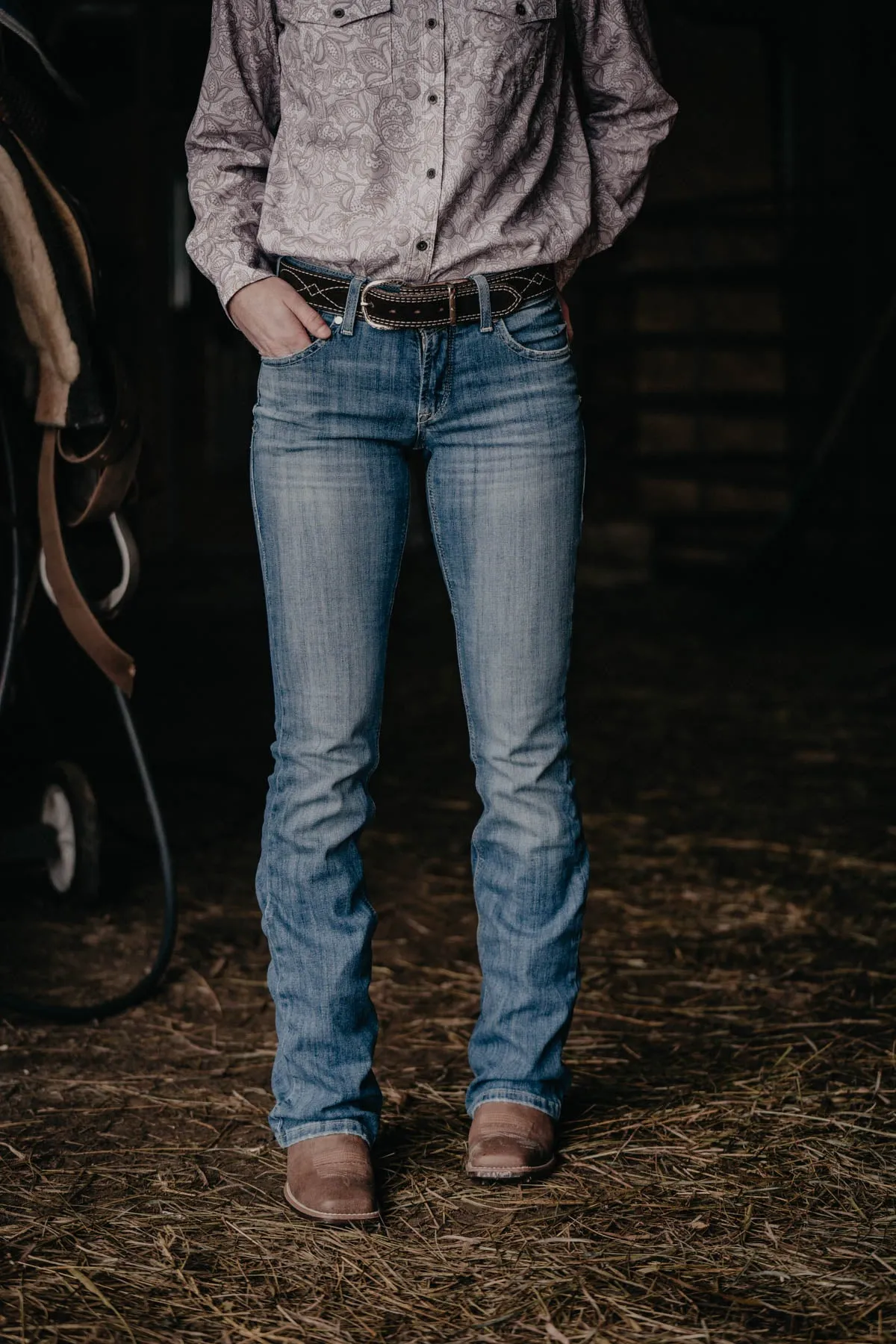 'Malaysia' Perfect Rise Bootcut Jean by Ariat (Plus Sizes Only 16W & 24W)