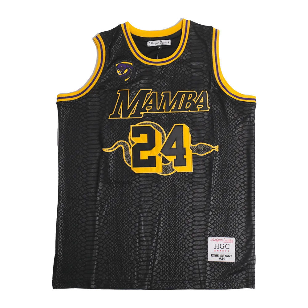 MAMBA BASKETBALL JERSEY (BLACK/GOLD)