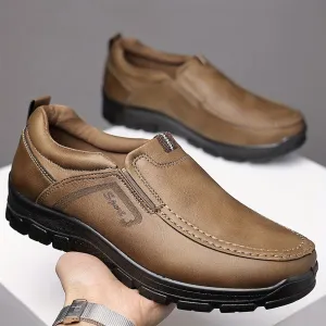 Men's Casual Loafers Flat Shoes, Comfortable Basic Style for Business