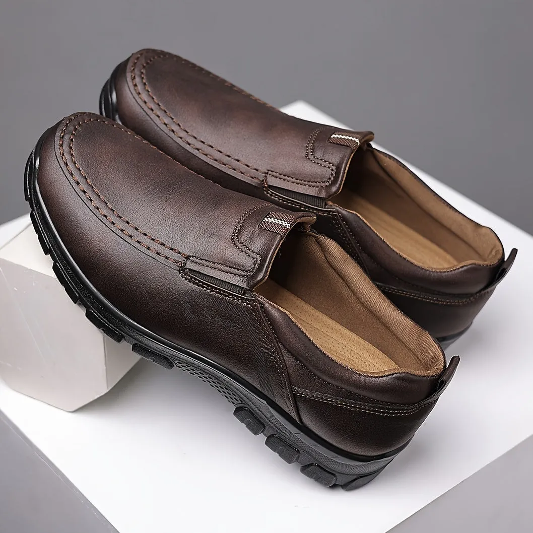 Men's Casual Loafers Flat Shoes, Comfortable Basic Style for Business