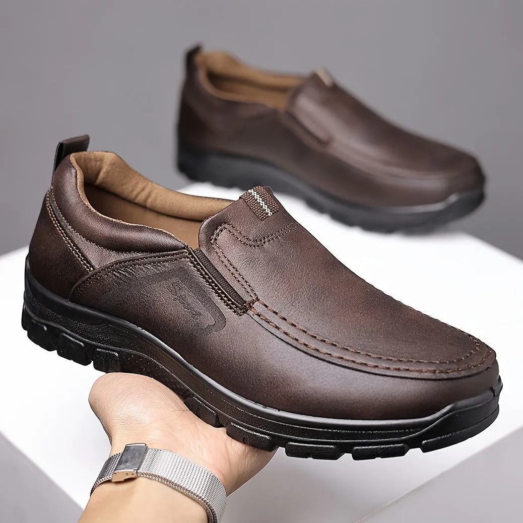 Men's Casual Loafers Flat Shoes, Comfortable Basic Style for Business