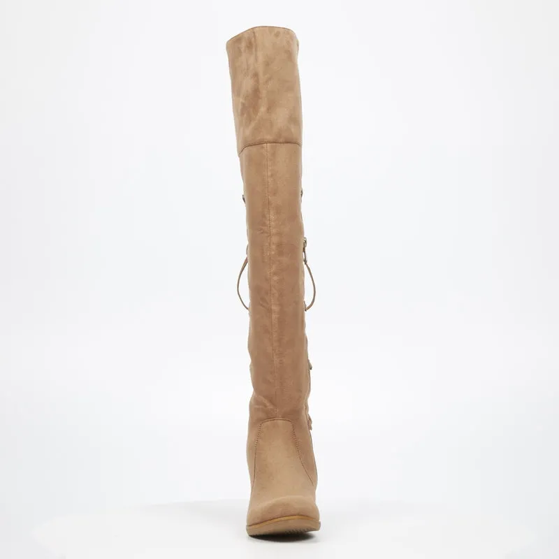 Miss Black knee length Boots