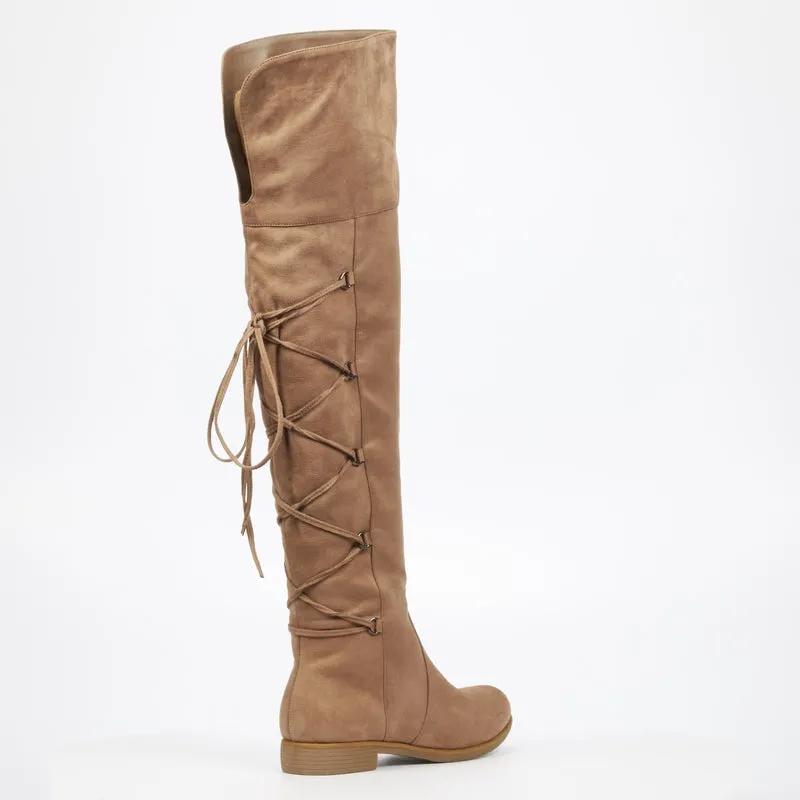 Miss Black knee length Boots