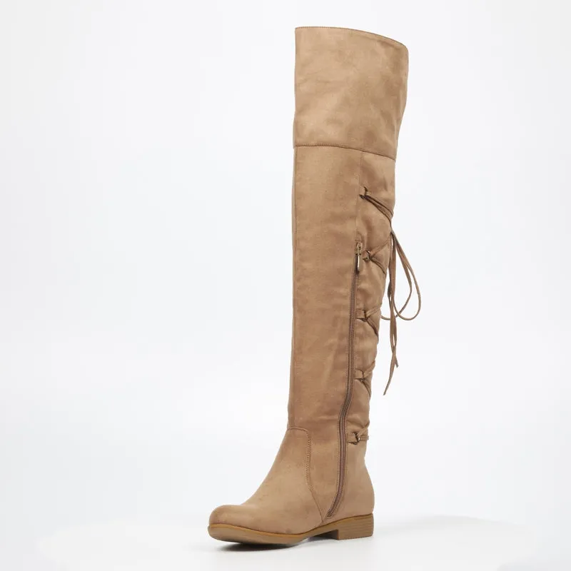 Miss Black knee length Boots