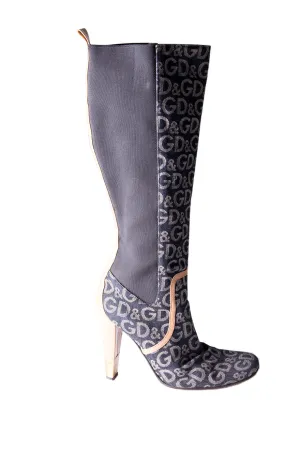 Monogram Boots