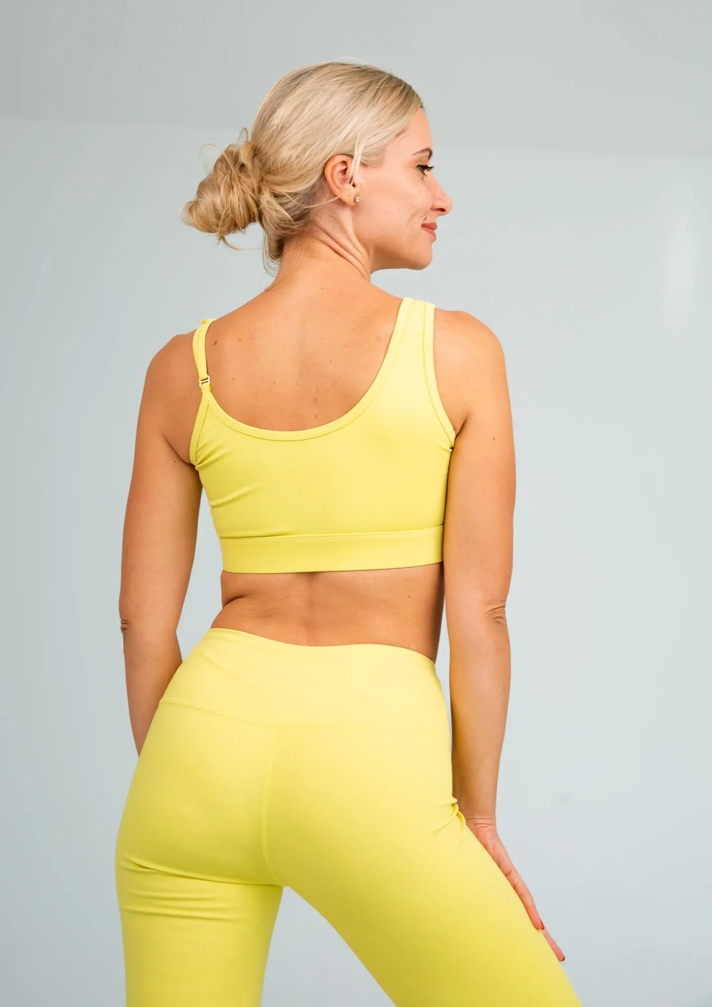 NEW ARRIVAL ''Ukraine''  yellow - 2 piece Yoga Set (Top Leggings)