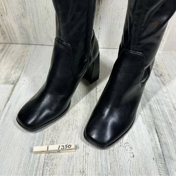 NEW Open Edit Briar Black Over the Knee Boots #1350