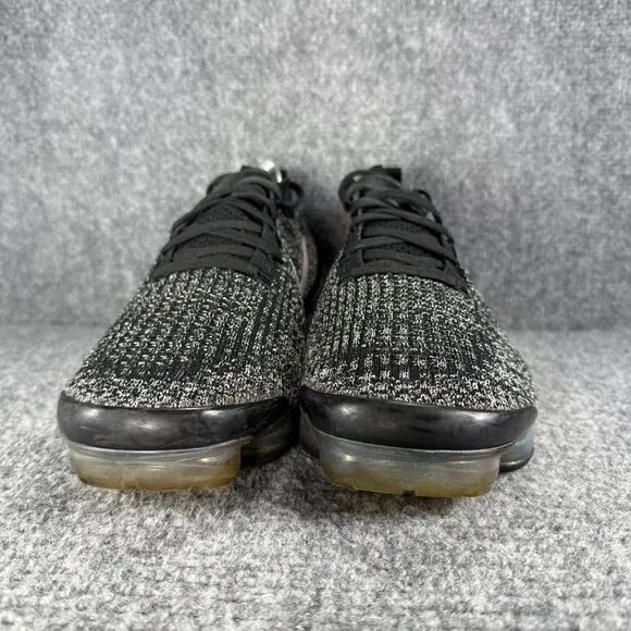 Nike Air VaporMax Flyknit Mens 10 Shoes Oreo Black Athletic Sneakers