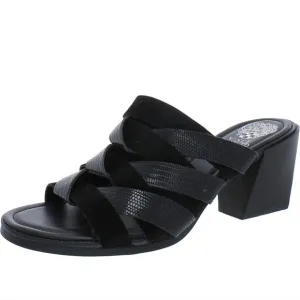 NWOT Vince Camuto DelJesta Strappy Heeled Sandals in Black Sz.10
