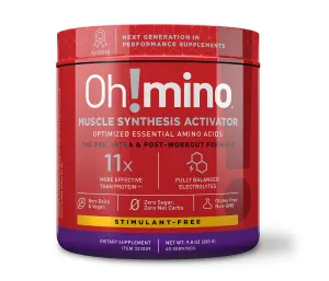 Oh!mino® Muscle Synthesis Activator - Berry Stimulant-Free 40 BFF Service