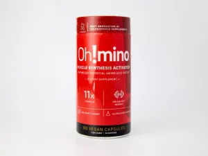 Oh!mino® Muscle Synthesis Activator - Caffeinated Vegan Capsules 180 ct BFF Access