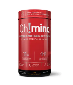 Oh!mino® Muscle Synthesis Activator - Caffeinated Vegan Capsules BFF Service