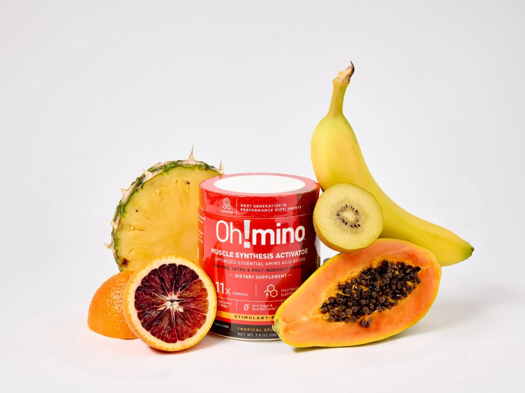 Oh!mino® Muscle Synthesis Activator - Tropical Splash Stimulant-Free 40 BFF ACCESS