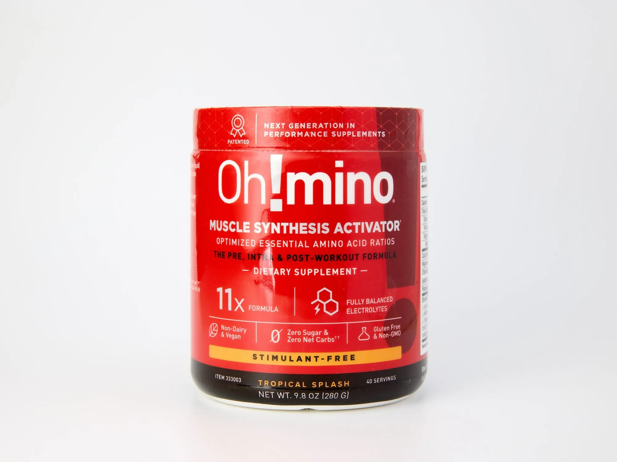 Oh!mino® Muscle Synthesis Activator - Tropical Splash Stimulant-Free 40 BFF ACCESS