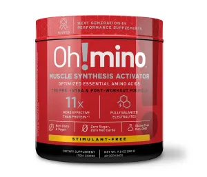 Oh!mino® Muscle Synthesis Activator - Tropical Splash Stimulant-Free 40 BFF Service