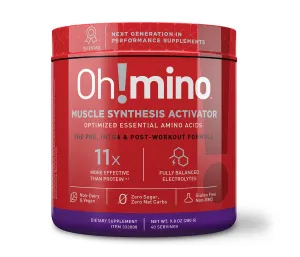 Oh!mino® Muscle Synthesis Activator†  with Caffeine - Berry Blast Flavor
