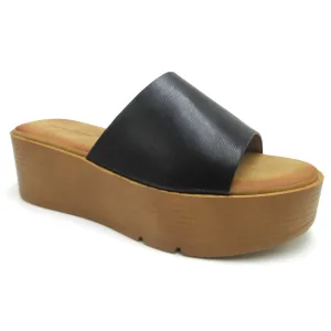 Pierre Dumas Black Platform Sandals
