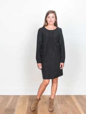 pintuck smock dress