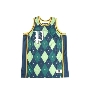 PLAYBOY ARGYLE PATTERN BASKETBALL JERSEY ARGYLE PATTERN